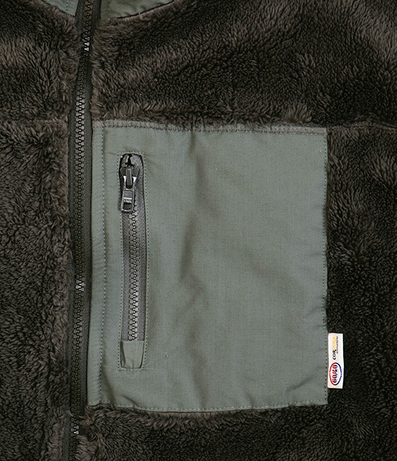 袖口幅11cmシェラデザインFLEECE STANDZIPUP JK/BLACK/L/USA - その他